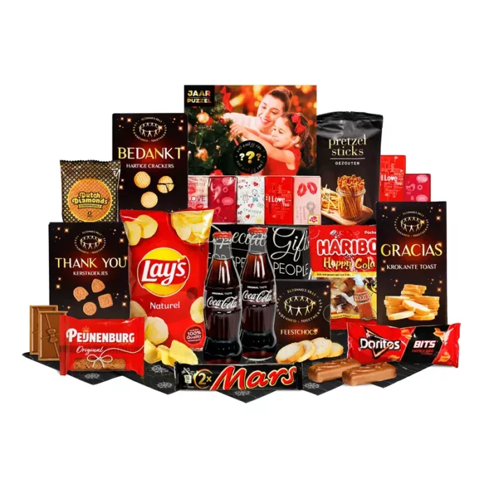 Kerstpakket Veel Merken In Rood