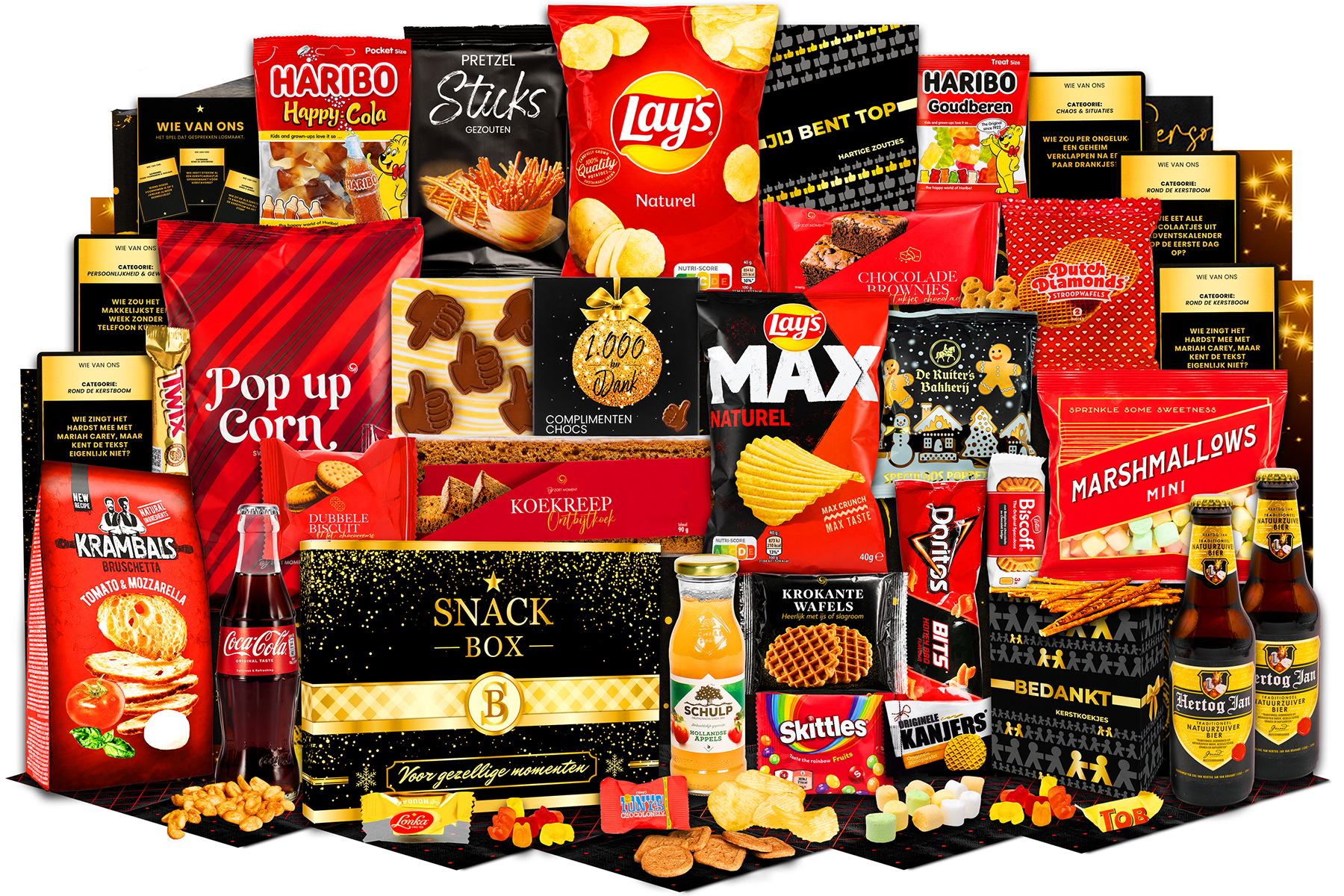 Kerstpakket Rood & Zwart